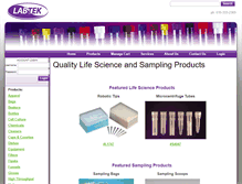 Tablet Screenshot of labtekinc.com